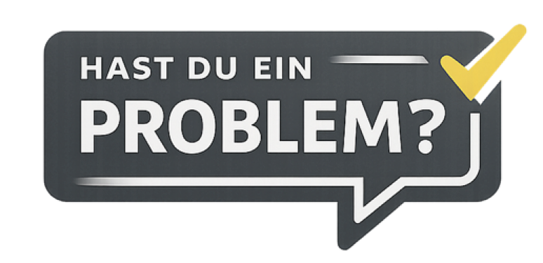 Hast du ein Problem Logo